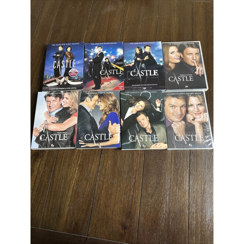 ABC Studios Castle Complete Seasons 1-8 TV Series DVD Set SEE Note on Season 3